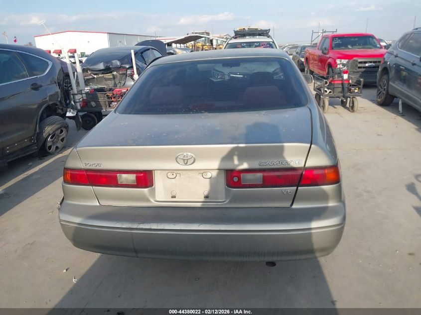 1999 Toyota Camry Le V6 VIN: JT2BF22K7X0168674 Lot: 44380022
