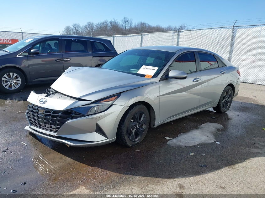 VIN 5NPLM4AG9MH012869 2021 HYUNDAI ELANTRA SEL