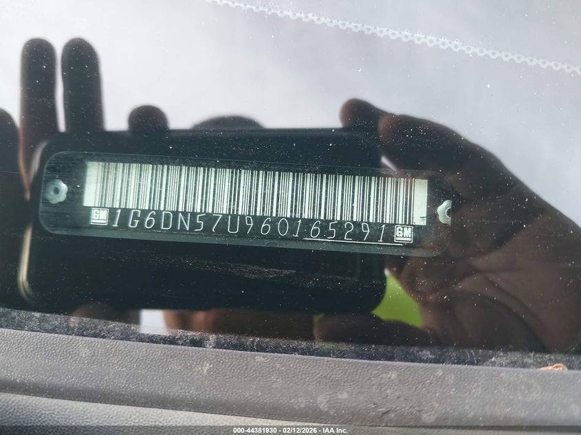 2006 Cadillac Cts-V VIN: 1G6DN57U960165291 Lot: 44381930