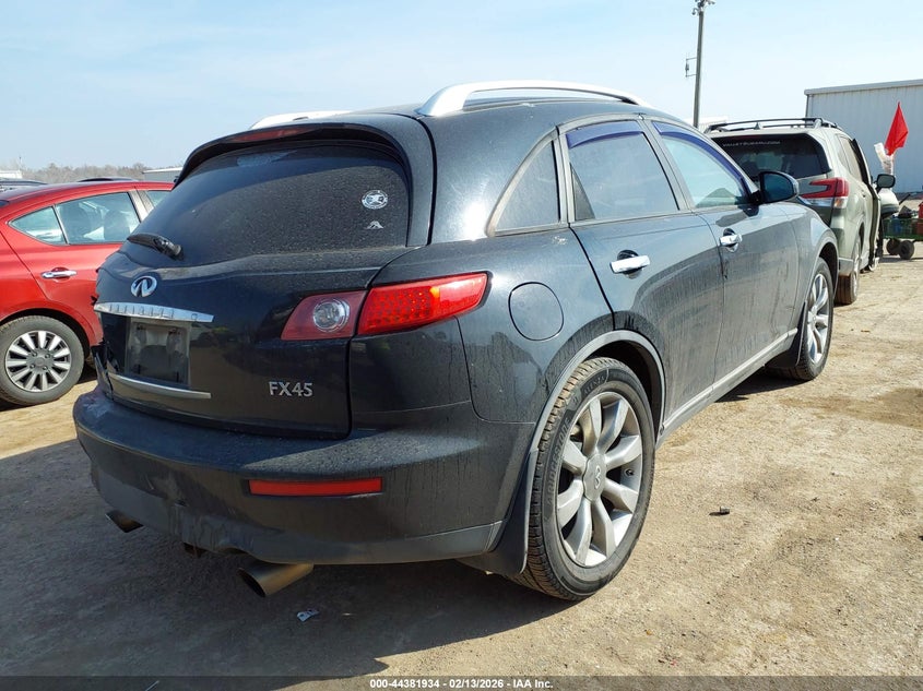 2004 Infiniti Fx45 VIN: JNRBS08W94X404374 Lot: 44381934