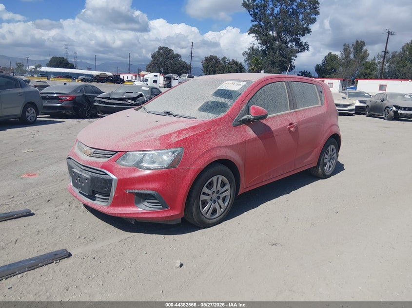 Vin: 1g1jg6sb1l4114418, lot: 44879076, chevrolet sonic 20202