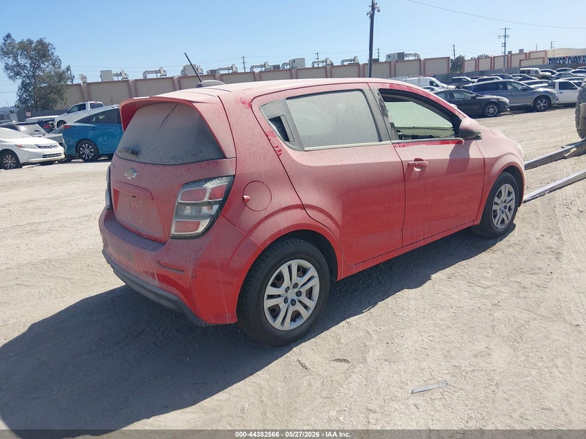 Vin: 1g1jg6sb1l4114418, lot: 44879076, chevrolet sonic 20204