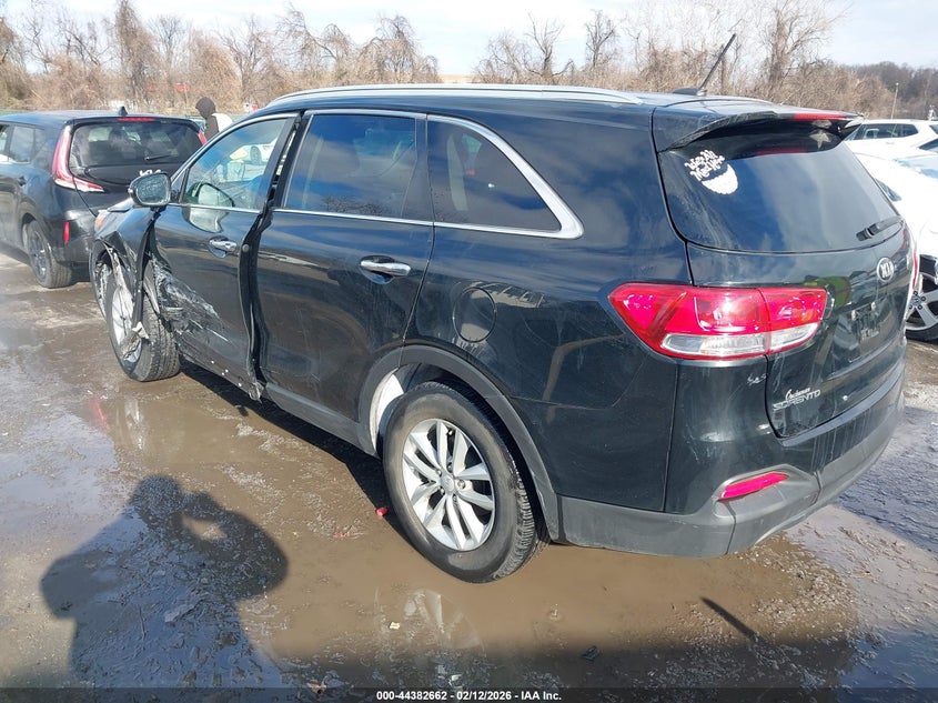 Vin: 5xypgda32gg156281, lot: 44879172, kia sorento 2.4l lx 20163