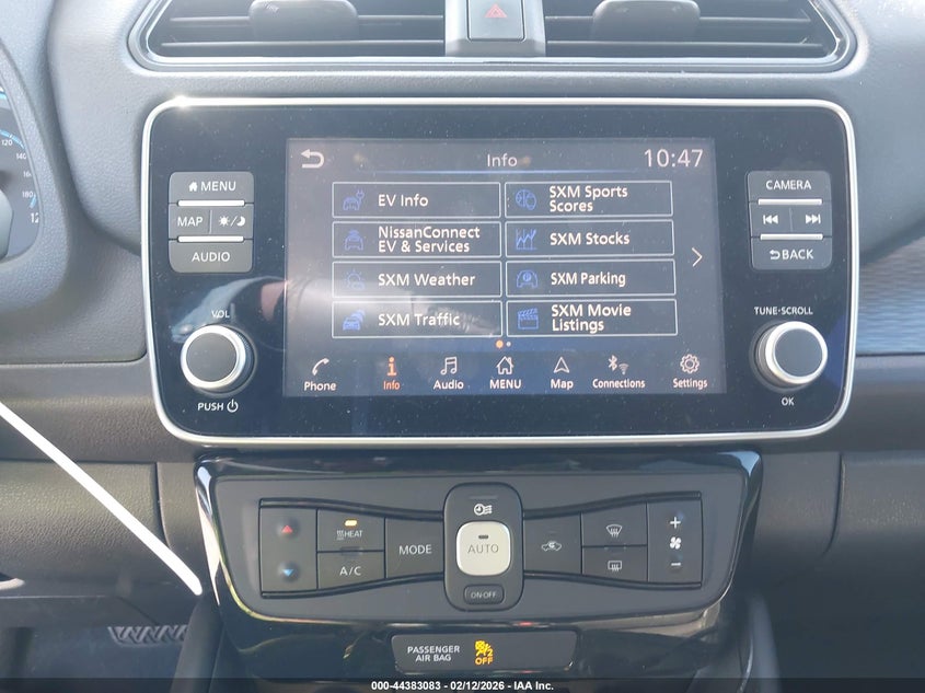 2020 Nissan Leaf Sl Plus 62 Kwh VIN: 1N4BZ1DP6LC307225 Lot: 44383083