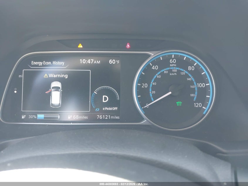 2020 Nissan Leaf Sl Plus 62 Kwh VIN: 1N4BZ1DP6LC307225 Lot: 44383083