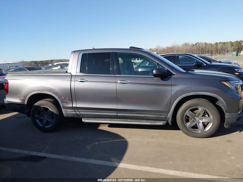 2021 Honda Ridgeline Rtl-E VIN: 5FPYK3F70MB020749 Lot: 44383143