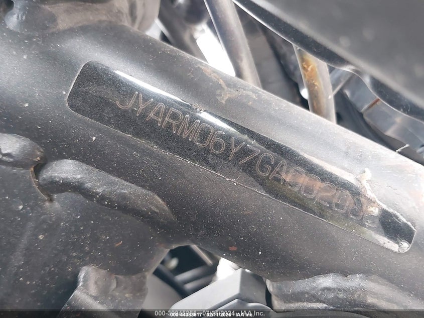 2016 Yamaha Fz07 C VIN: JYARM06Y7GA002000 Lot: 44383617