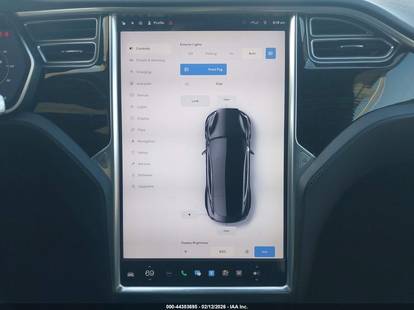 2017 Tesla Model S 60/75 VIN: 5YJSA1E18HF210565 Lot: 44383695