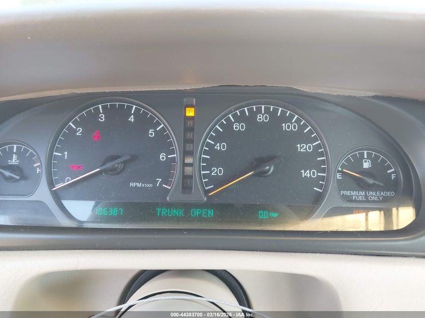 1997 Cadillac Seville Sls VIN: 1G6KS52Y6VU828818 Lot: 44383700