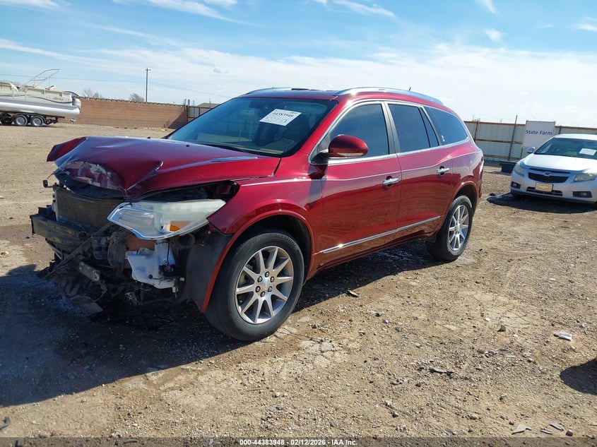 Vin: 5gakrbkd6fj389693, lot: 44880458, buick enclave leather 20152