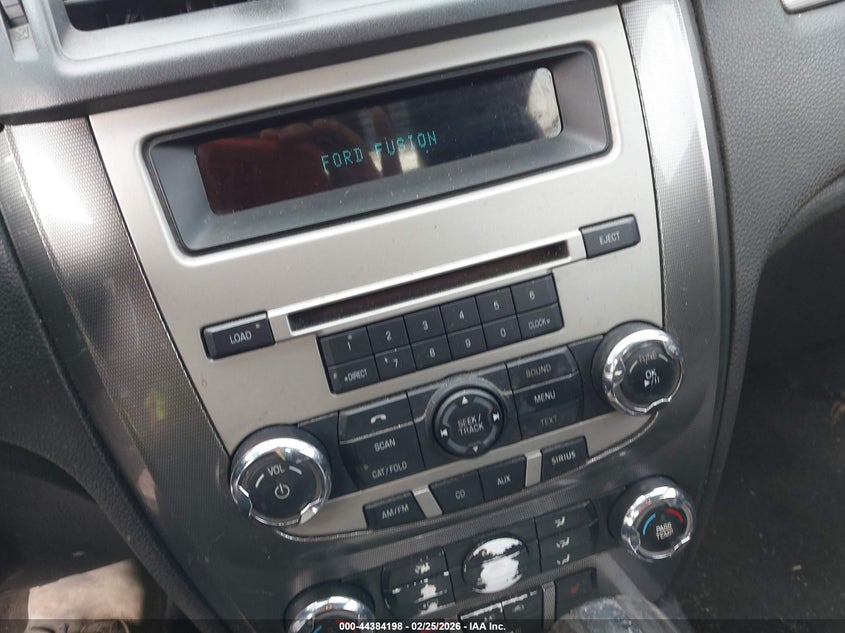 2012 FORD FUSION SEDAN 2.5L I-4 DOHC, VVT, 175HP