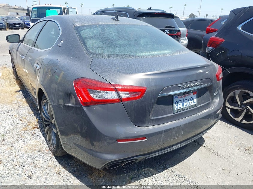 Vin: zam57xsa6j1304912, lot: 44880790, maserati ghibli 20183
