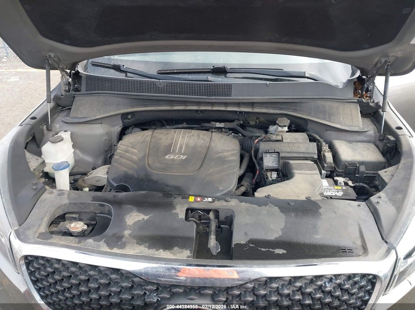 2017 Kia Sorento 3.3 3.3L Lx grey Lot 111044384358 Vin 5XYPGDA58HG249700