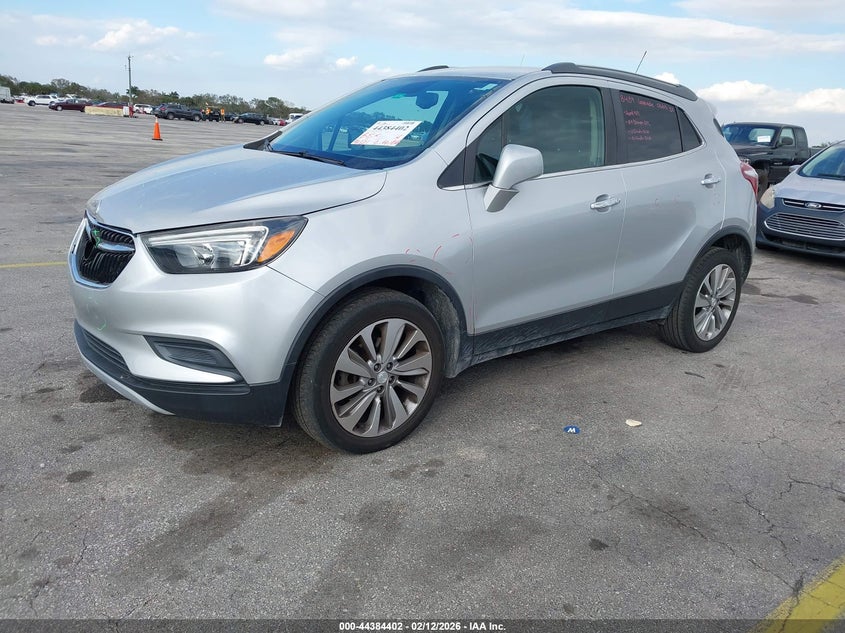 Vin: kl4cjesb6lb319928, lot: 44880912, buick encore awd preferred 20202