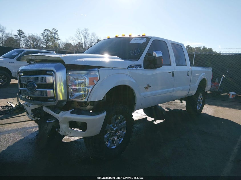 Vin: 1ft7w2bt2fea31360, lot: 44881109, ford f-250 lariat 20152
