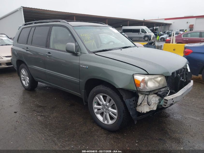 2007 Toyota Highlander Hybrid V6