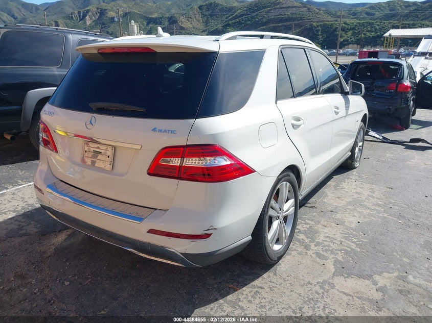 2012 Mercedes-Benz Ml 350 4Matic