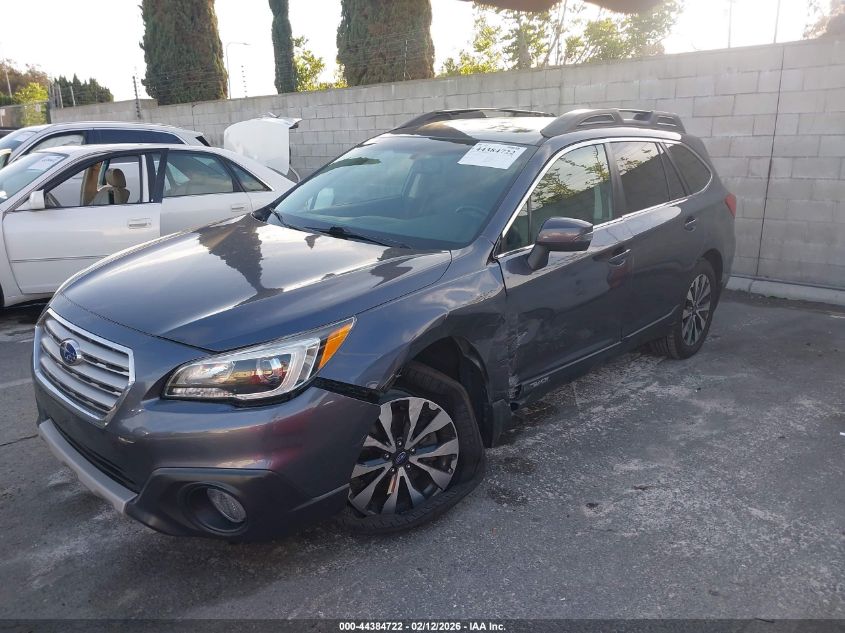 2016 Subaru Outback 2.5I Limited