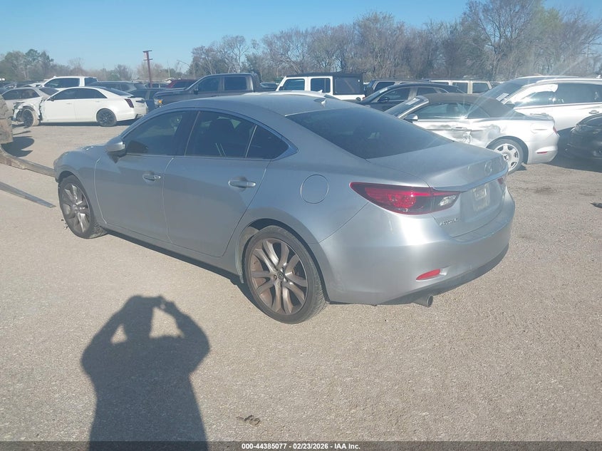 Vin: jm1gj1t55g1447940, lot: 44881586, mazda mazda6 20163