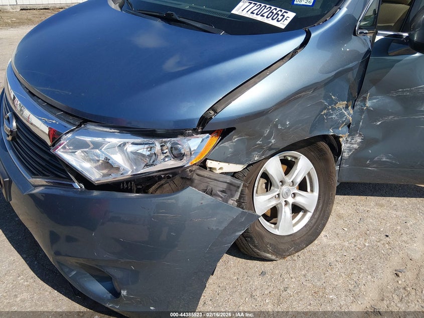 2013 Nissan Quest Sv VIN: JN8AE2KPXD9061499 Lot: 44385523