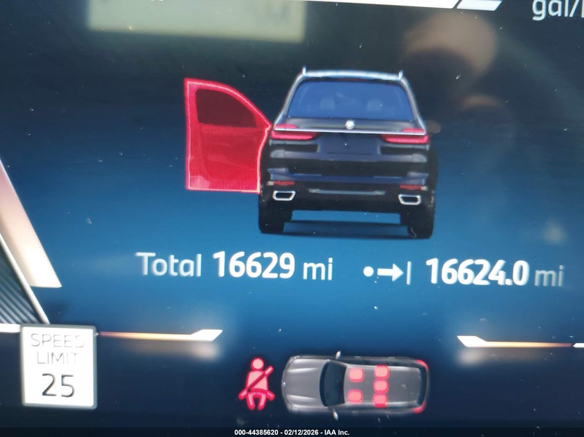 2025 BMW X7 xDrive40I VIN: 5UX23EM0XS9W42777 Lot: 44385620