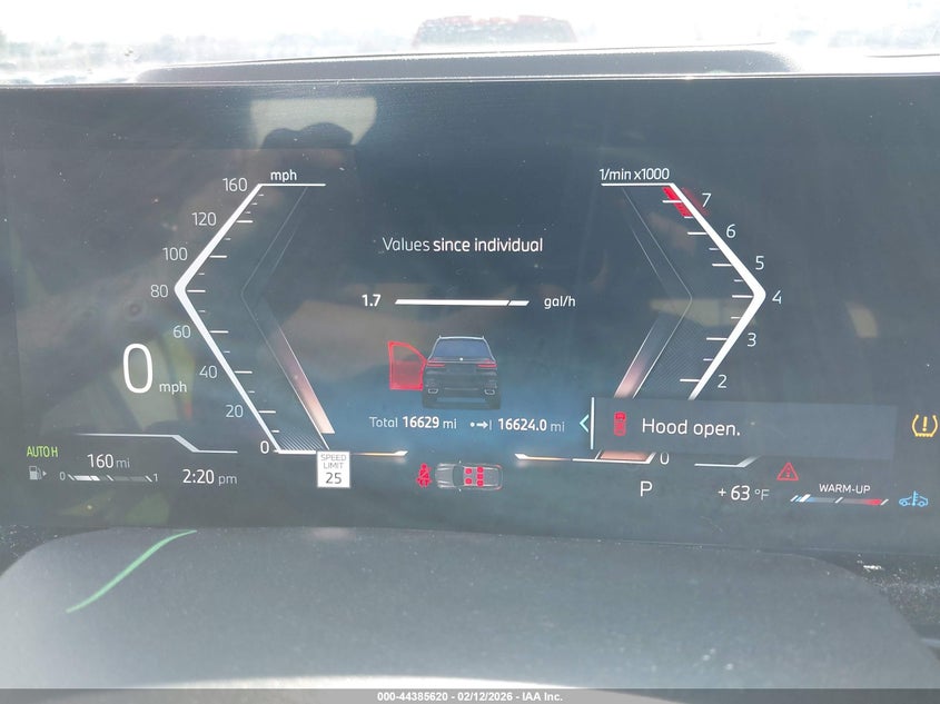 2025 BMW X7 xDrive40I VIN: 5UX23EM0XS9W42777 Lot: 44385620