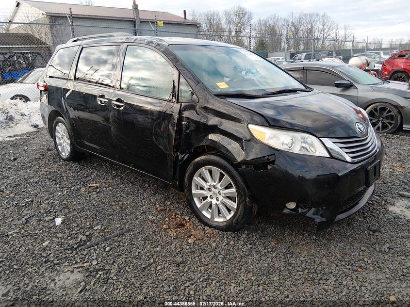 2017 Toyota Sienna Xle Premium 7 Passenger