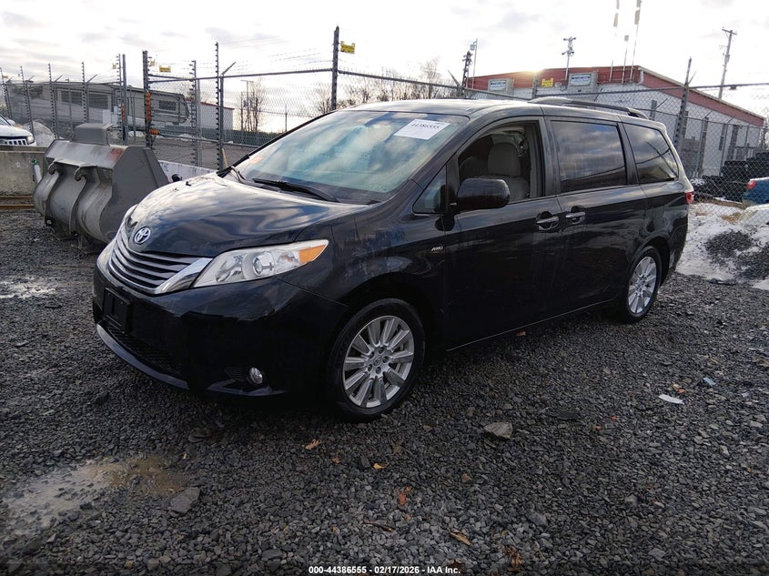 2017 Toyota Sienna Xle Premium 7 Passenger