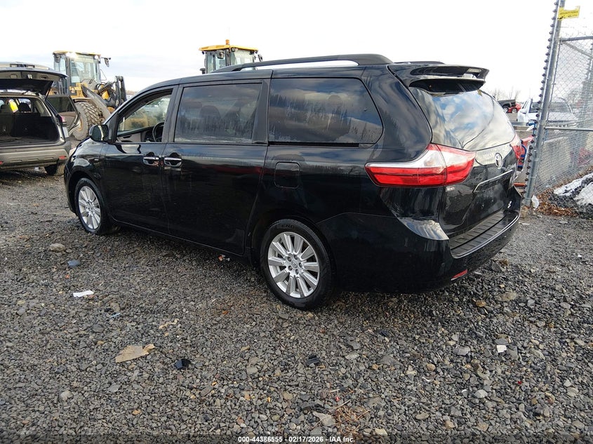 2017 Toyota Sienna Xle Premium 7 Passenger