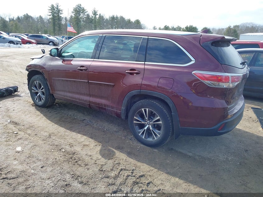 2016 Toyota Highlander Xle V6