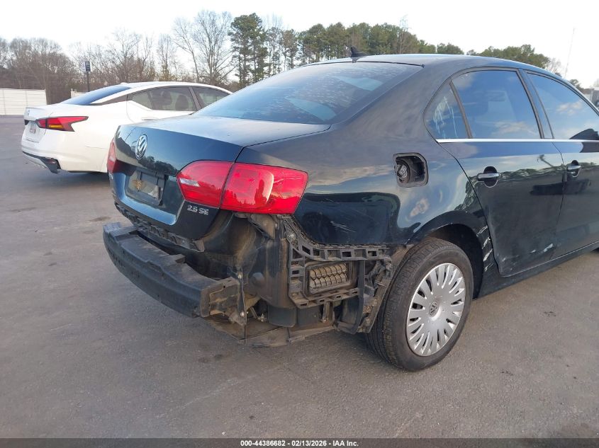 2013 Volkswagen Jetta 2.5L Se VIN: 3VWDP7AJ8DM361909 Lot: 44386682