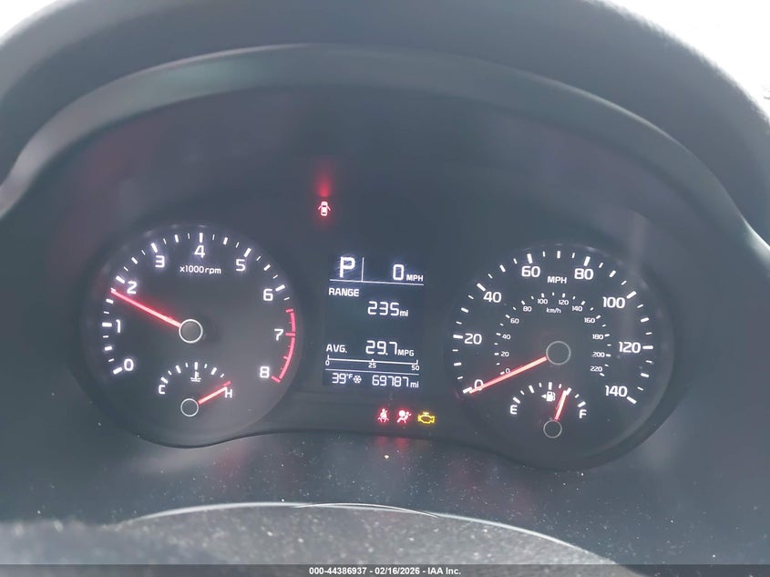 2020 Kia Rio Lx VIN: 3KPA24AD9LE338693 Lot: 44386937