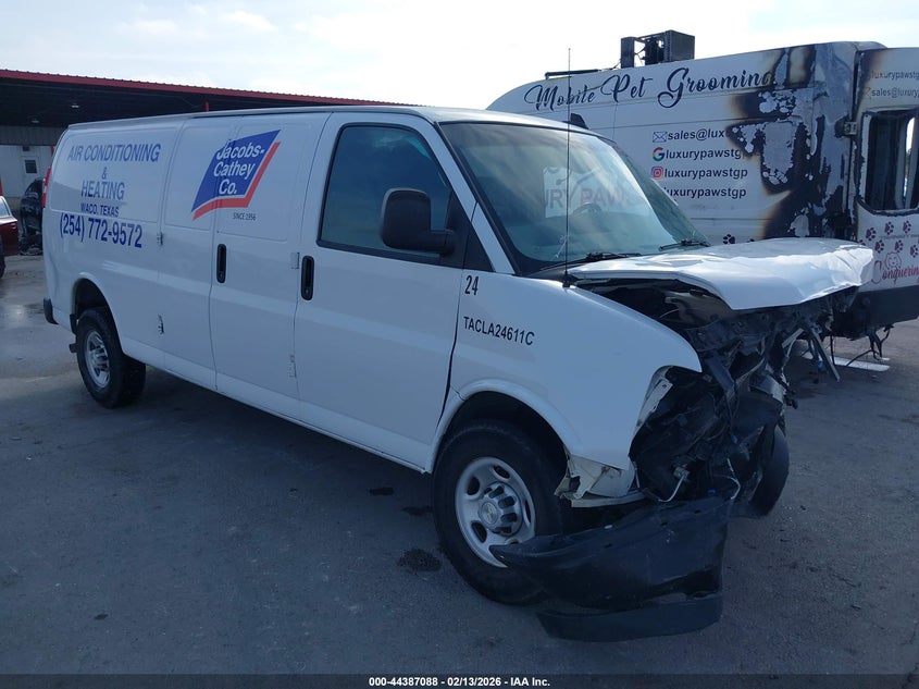 Vin: 1gcwgbfp8m1153909, lot: 44883642, chevrolet express cargo rwd 2500 extended wheelbase wt 2021 img_1