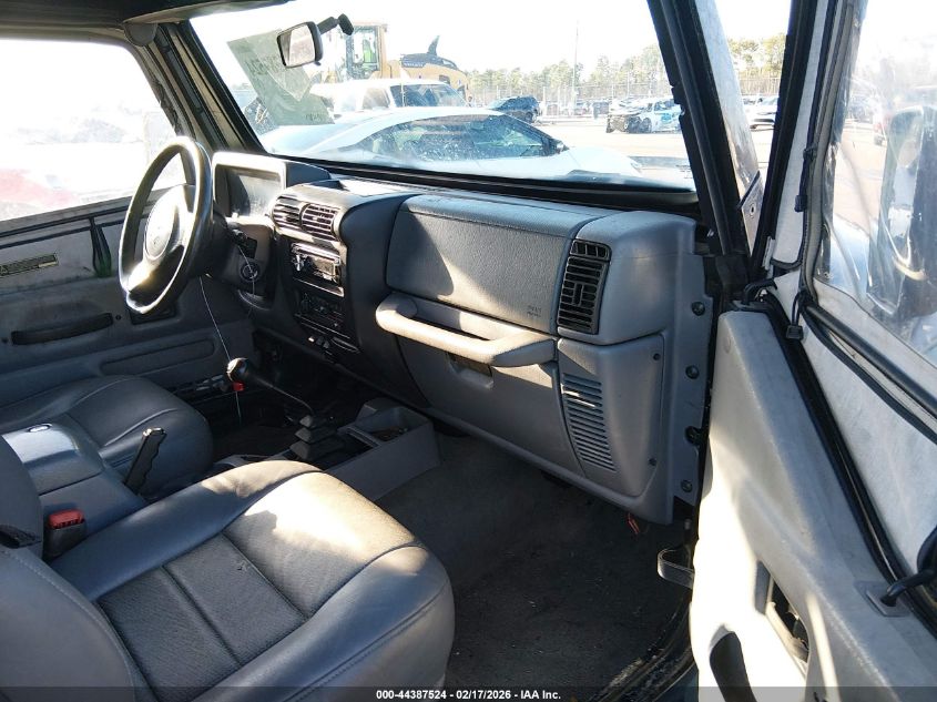 1998 Jeep Wrangler Sport VIN: 1J4FY19S2WP721024 Lot: 44387524