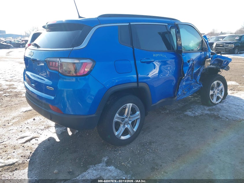 Vin: 3c4njdbn1pt501835, lot: 44884228, jeep compass latitude 4x4 20234