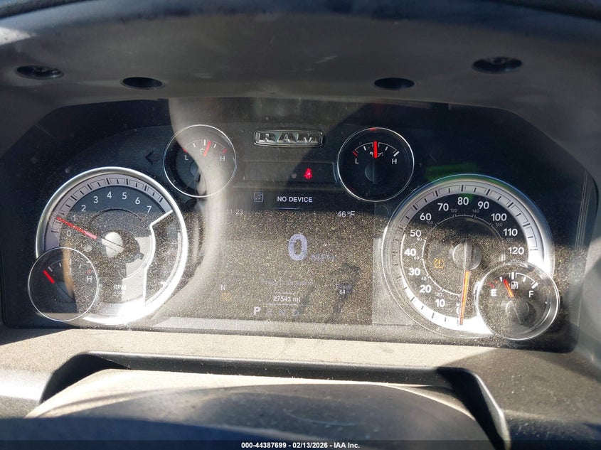 2022 Ram 1500 Classic Warlock 4X4 6'4 Box VIN: 1C6RR7GG3NS188296 Lot: 44387699