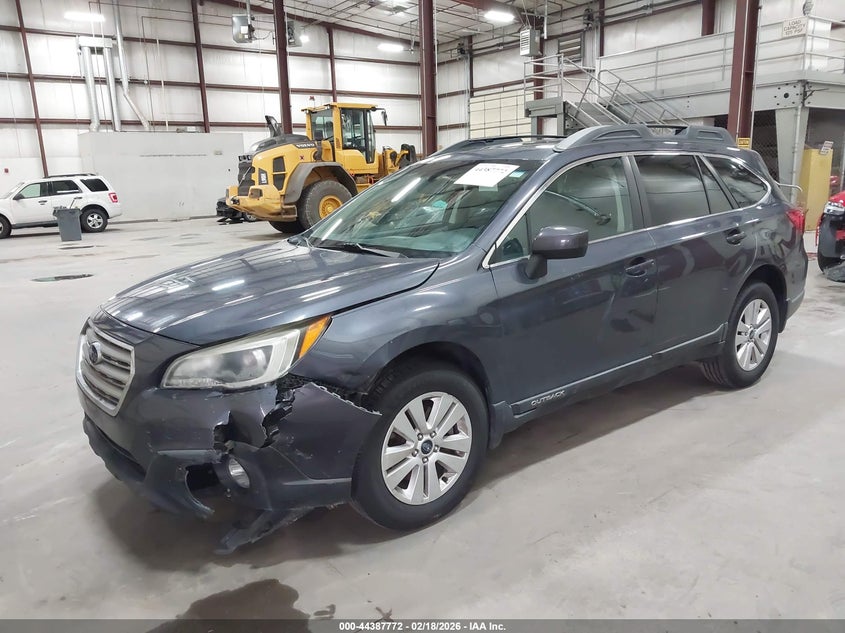 Vin: 4s4bsadc2f3244975, lot: 44884326, subaru outback 2.5i premium 20152
