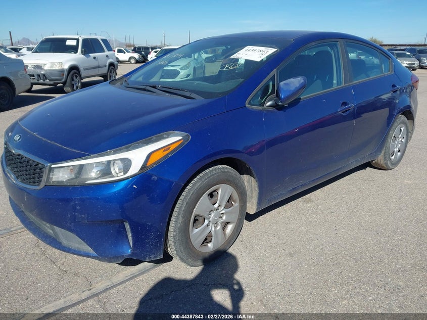 Vin: 3kpfk4a77he107704, lot: 44884397, kia forte lx 20172