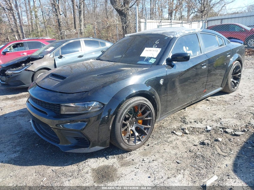 Vin: 2c3cdxl95nh136619, lot: 44884407, dodge charger srt hellcat widebody 20222