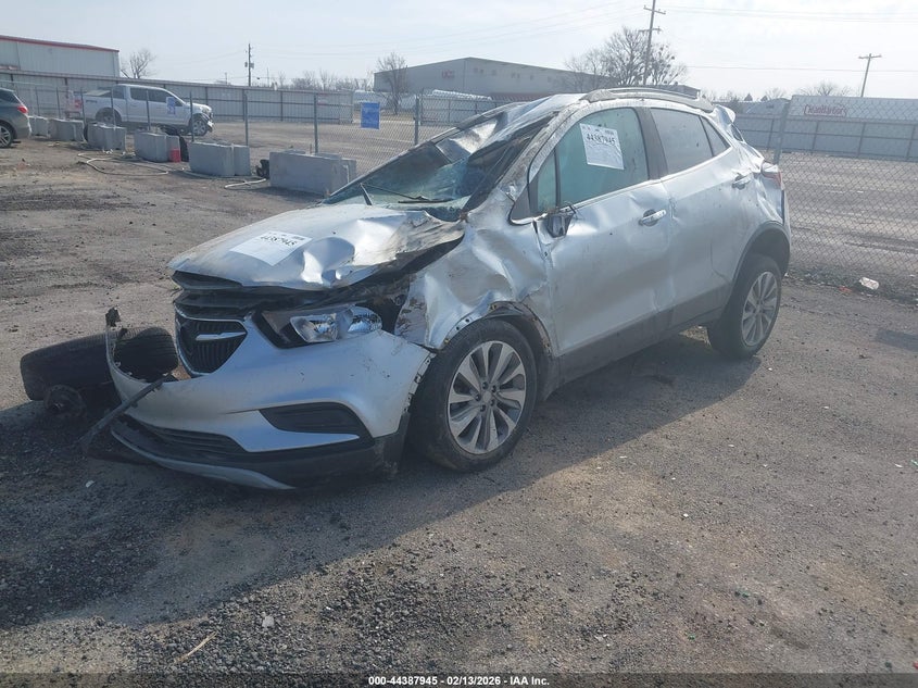 Vin: kl4cjasb6kb812130, lot: 44884499, buick encore fwd preferred 20192
