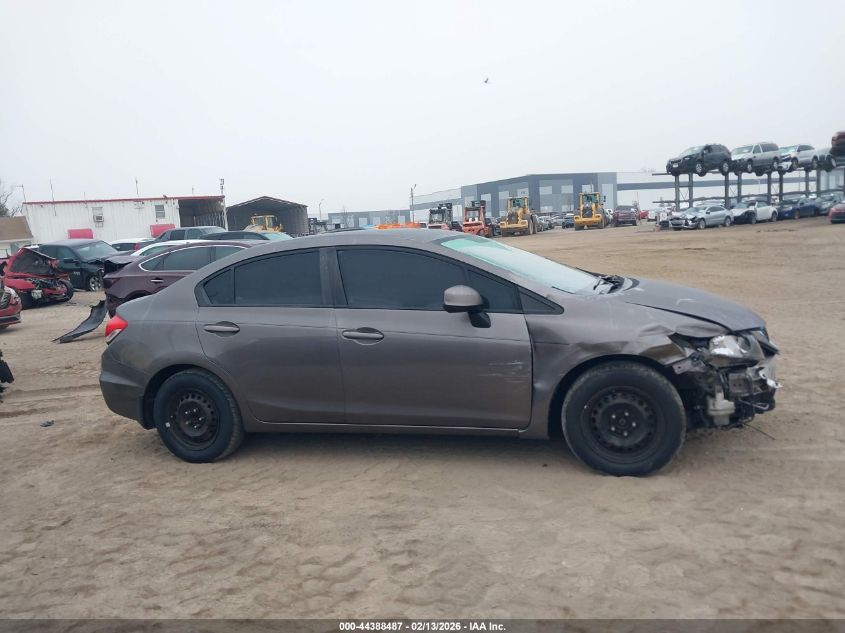 2013 Honda Civic Lx VIN: 19XFB2F55DE037979 Lot: 44388487