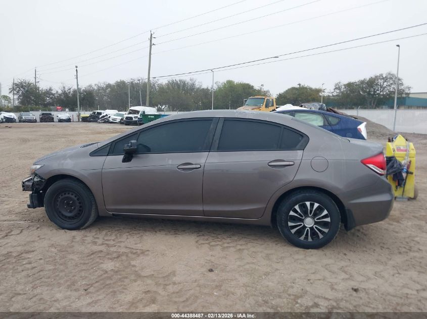 2013 Honda Civic Lx VIN: 19XFB2F55DE037979 Lot: 44388487