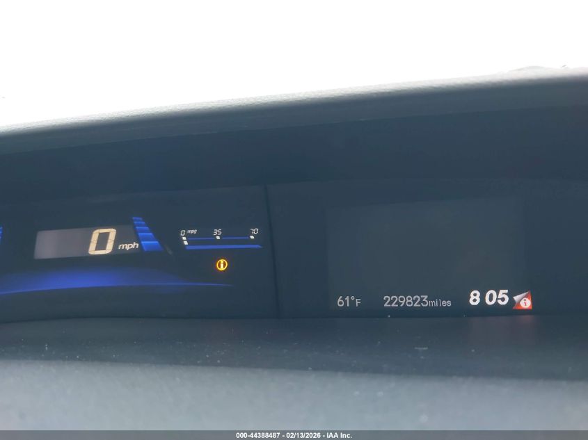 2013 Honda Civic Lx VIN: 19XFB2F55DE037979 Lot: 44388487