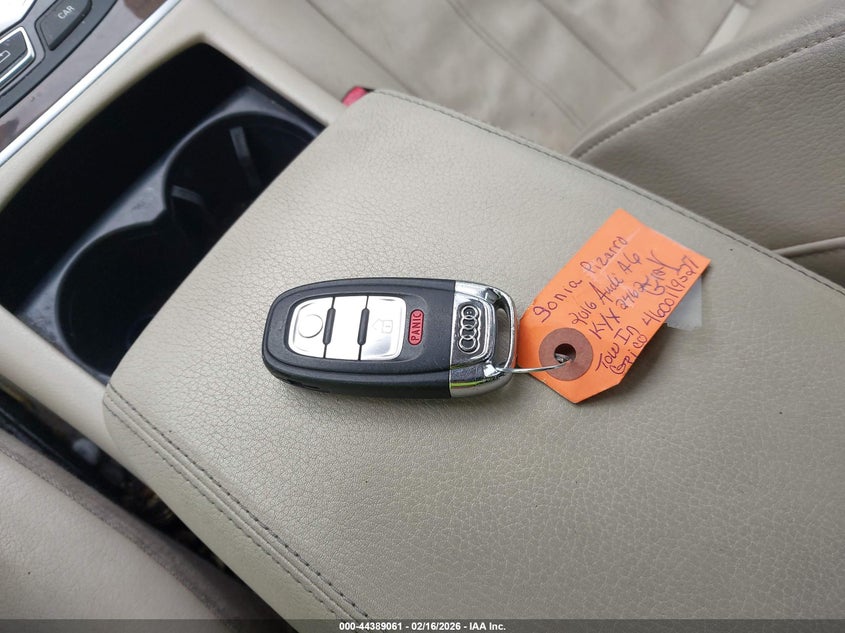 2016 Audi A6 2.0T Premium Plus VIN: WAUDFAFC7GN124123 Lot: 44389061