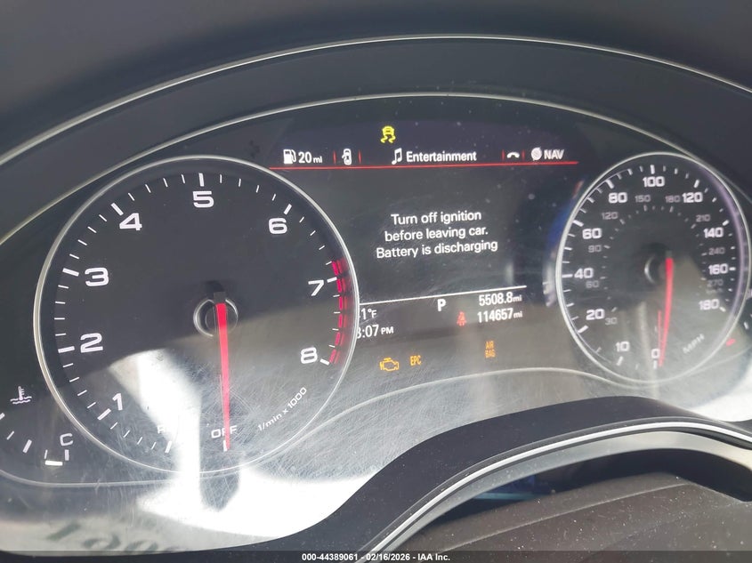 2016 Audi A6 2.0T Premium Plus VIN: WAUDFAFC7GN124123 Lot: 44389061