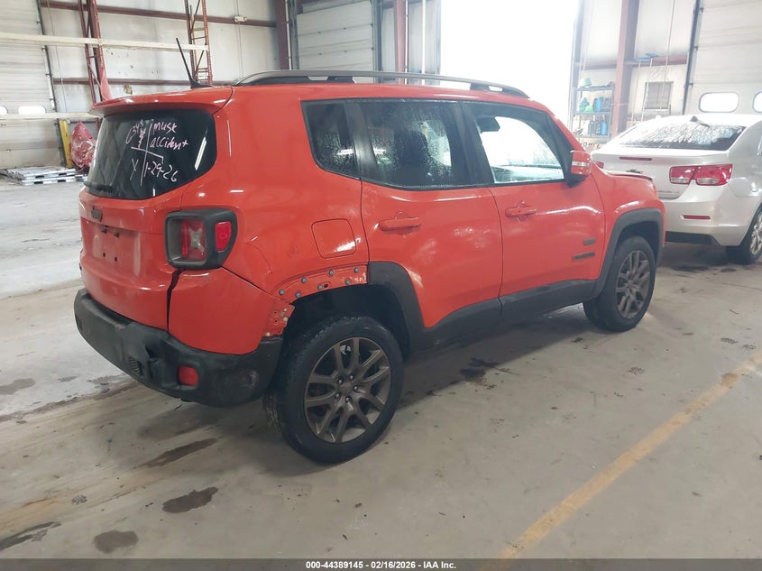 2016 Jeep Renegade 75Th Anniversary
