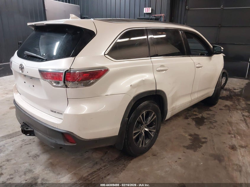 2016 Toyota Highlander Xle V6