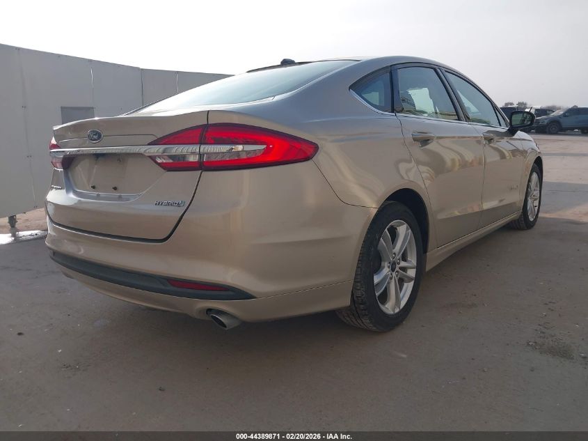 2018 Ford Fusion Hybrid S