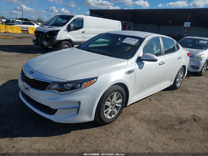 Vin: 5xxgt4l31gg063961, lot: 44886522, kia optima lx 20162