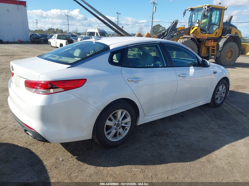 Vin: 5xxgt4l31gg063961, lot: 44886522, kia optima lx 20164